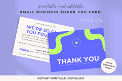 Cute Thank You Card for Small Business | Fun &amp; Playful Canva Product Image 2