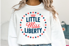Little Miss Liberty svg | 4th of july Svg | Shirt Svg Product Image 2