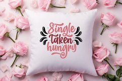 Single taken hungry SVG Product Image 2