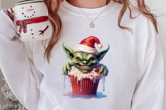 Christmas Cupcake Collection, Christmas Cupcake Clipart Product Image 2