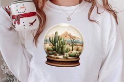 Western Christmas Watercolor Clipart Product Image 2