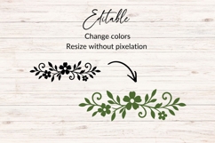 Botanical Divider SVG Product Image 2