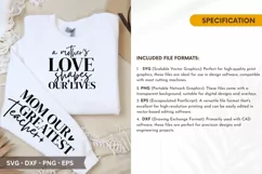 A Mother's Love SVG - Mother's Day Sleeve T shirt Design Product Image 2
