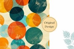 Retro Pillow Case Sublimation, Abstract Pillowcase Design Product Image 2