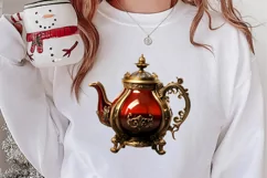 Christmas Coffee Clipart Sublimation, Christmas PNG Product Image 2