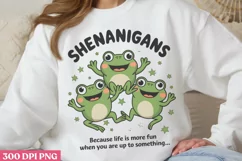 Shenanigans PNG, Funny Sarcastic Animal Quotes PNG Product Image 1
