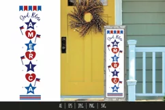 Fourth of July Porch Sign Set with USA Flag - 4 Variations Product Image 2