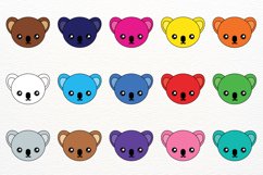 Little Koala Colorful Animal Cliparts Product Image 2