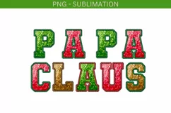 Papa Claus PNG for Christmas Shirt Product Image 1
