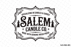 Salem Candle Co Svg | Halloween Svg | Svg Cut Files Product Image 1