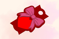 Heart, Bow, 40 OZ Tumbler, Topper for 3D Printing Product Image 2