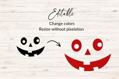Silly Jack O Lantern Face SVG Product Image 2