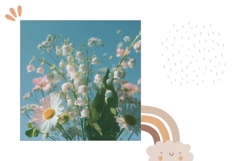 Cute Flowers Pillow Case Design, Summer Pillow Template Product Image 2
