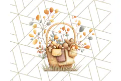 Woodland Autumn Animals PNG Clipart for Fall & Harvest Product Image 2