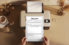 A4 paper print mockup Product Image 3