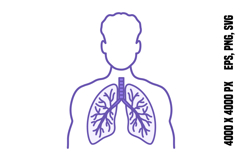 Colored Lungs Icon Product Image 1