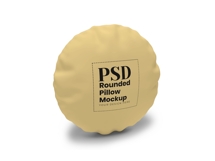 Rounded Pillow Cushion 3D Mockup Template Bundle Product Image 3