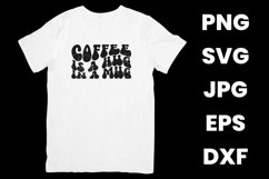 Funny Coffee Is A Hug In A Mug, Humor Coffee Lovers SVG Product Image 2