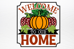 Rustic Fall Farmhouse Sign SVG Product Image 2
