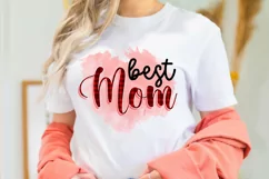 Best Mom PNG Sublimation Design, Sublimation Png Files Product Image 3