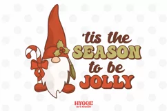 Tis the Season to be Jolly Sublimation | Retro Christmas PNG Product Image 1