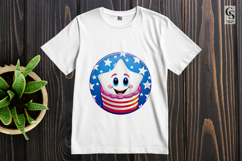 Patriotic Star Balloon Clipart Sublimation PNG Product Image 2
