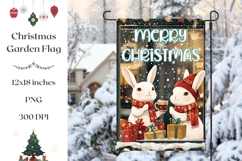 Christmas Animals Garden Flag Bundle, Christmas Garden Flag Product Image 2