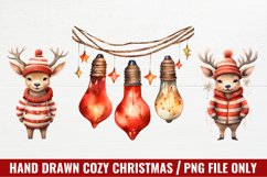 Cozy Christmas Sublimation, Christmas Clipart Product Image 1