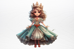 Christmas Little Girl Clipart PNG Product Image 2