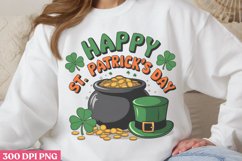 Happy St Patricks Day PNG, Groovy ST Patricks Sublimation PN Product Image 2