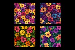 Calibrachoa Flower Digital Paper Patterns Product Image 2