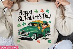 Happy St. Patrick s Day PNG, St Patricks Day Gnome Sublimati Product Image 1