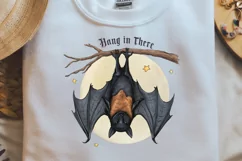 Vintage Halloween, Hang in there Clipart PNG Product Image 1