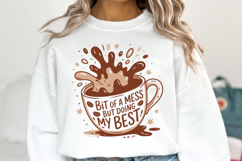 Bit of a mess but doing my best Svg | Shirt Svg Product Image 1