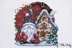 Christmas Gnome Houses Clipart Product Image 1