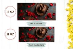 Western Mug Wrap Design, Cowboy Mug Template Product Image 2