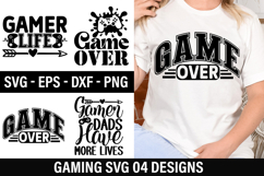 Gaming SVG Design - Gamer dads have more lives Product Image 1
