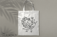 Flower Snail SVG Product Image 2