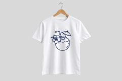 Minimalist Cruise Vacation Clipart Product Image 2