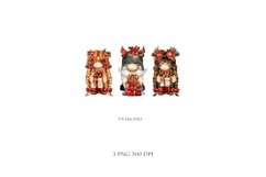 About Vintage Carnival Masked Gnomes Graphic Product Image 2