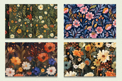 Boho Flowers Garden Cutting Boards sublimation Design Product Image 2