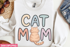 Cat Mom PNG, Cat Mom Sublimation PNG Product Image 3