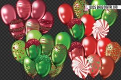 Christmas Balloon Clipart: "Balloon CLIPART" Product Image 4