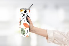 Abstract Shapes And Leaves Tumbler Wrap Sublimation Product Image 2