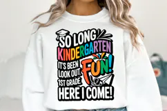 So Long Kindergarten svg | Svg Files for Cricut | Shirt Svg Product Image 2