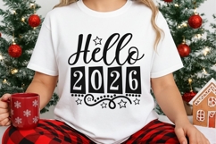 Hello 2026 Svg, New Years Svg, New Years Eve Svg, 2026 Svg. Product Image 3