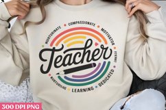 Teacher PNG, Teacher Back To School Clipart PNG Product Image 1