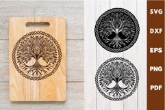 Tree of life SVG, Engraving Laser Cutting board SVG Product Image 3