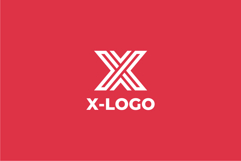 Geometric Letter X Logo Design Vector Product Image 2