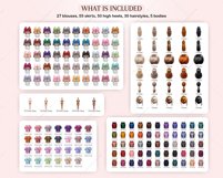 Woman in Floral Blouses Clipart PNG Product Image 2